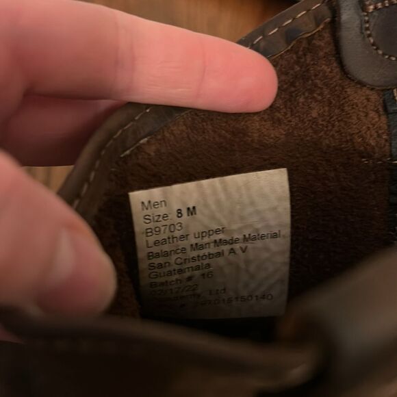 Brazos Leather, oil & slip resistant Leather work boots Size 8 - Picture 6 of 6